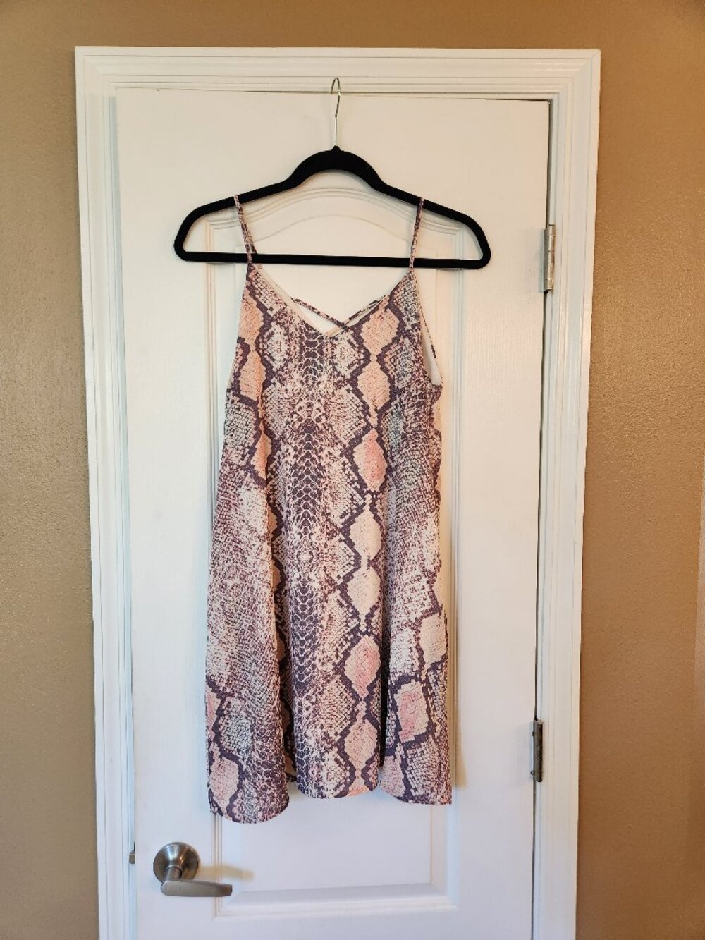 Peach Love Mini Sundress with Lining Size Small S